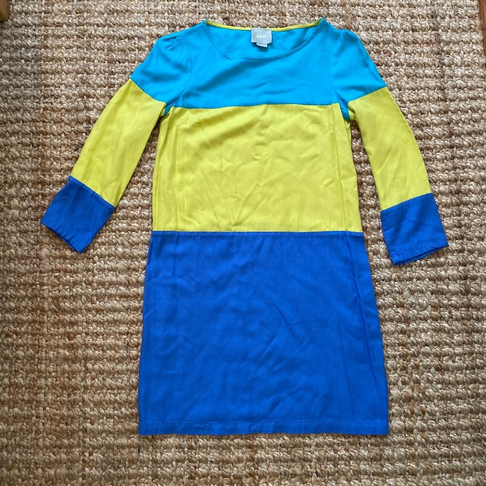 Anthropologie Color Block Dress